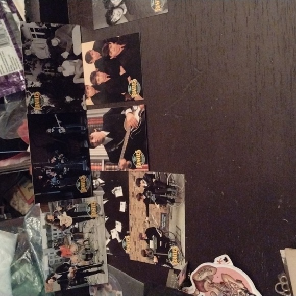 The Beatles Cards & George Harrison Autograph Card - Picture 6 of 8